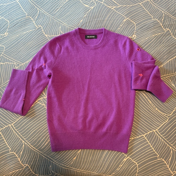 NAADAM Sweaters - Purple Cashmere Sweater